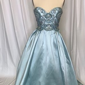 Blue Ball Gown